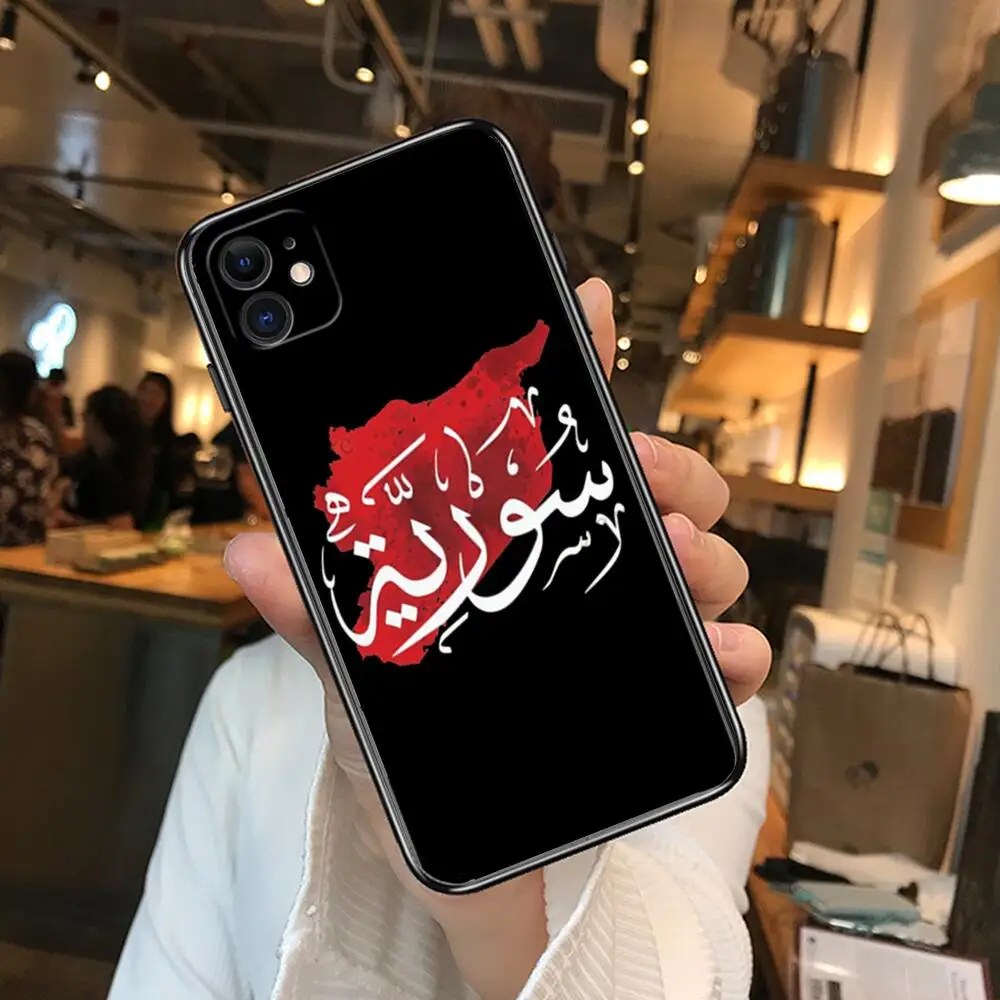 Телефонные чехлы с сирийским флагом для iphone 13 Pro Max Чехол 12 11 8 PLUS 7PLUS 6S XR X XS 6 mini se