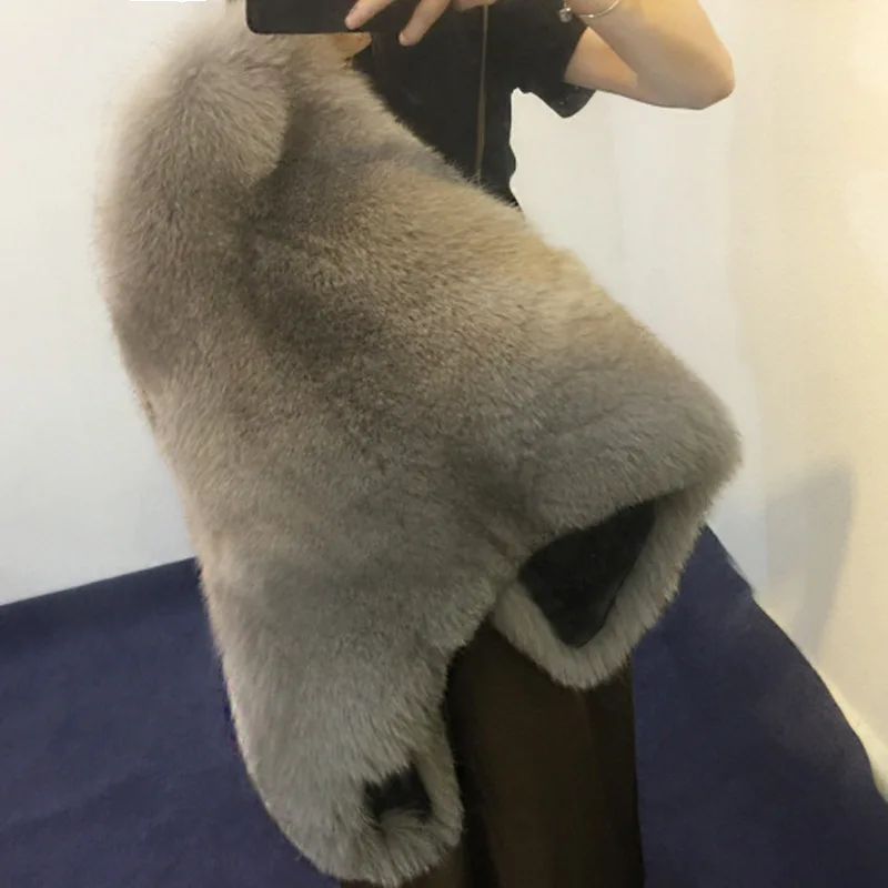 2023 Winter Female Faux Fur Vest Tops Fluffy Coat Elegant Thick Warm Vests Fake Fur Jacket Chaquetas Mujer Waistcoat Jackets