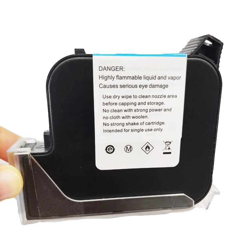 Willita 65ml Handheld Printer Ink Cartridge Fast Dry Eco Solvent 600DPI Print Height 25.4mm Inkjet Black |