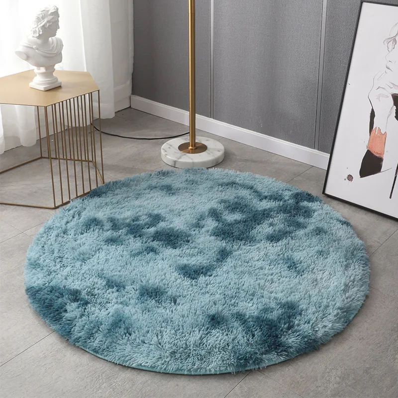

Thick Round Rug Carpets for Living Room Soft Home Decor Bedroom Kid Room Plush Decoration Salon Thicker Pile Soft Fluffy Rug