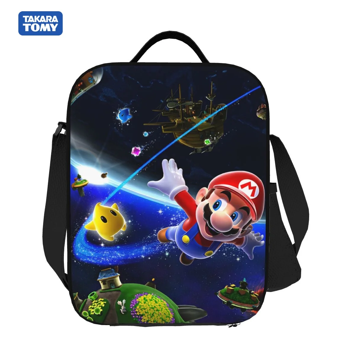 

TAKARA TOMY Super Mario Anime Kids School Insulated Lunch Bag Thermal Cooler Tote Food Picnic Bags Children Travel Lunch Bags