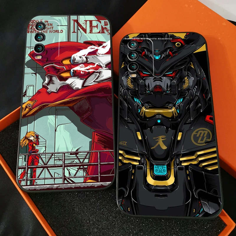 

Neon Genesis Evangelion EVA Phone Case For Redmi 9T For Xiaomi Redmi 9T Soft Silicone Cover Funda Coque Liquid Silicon Back