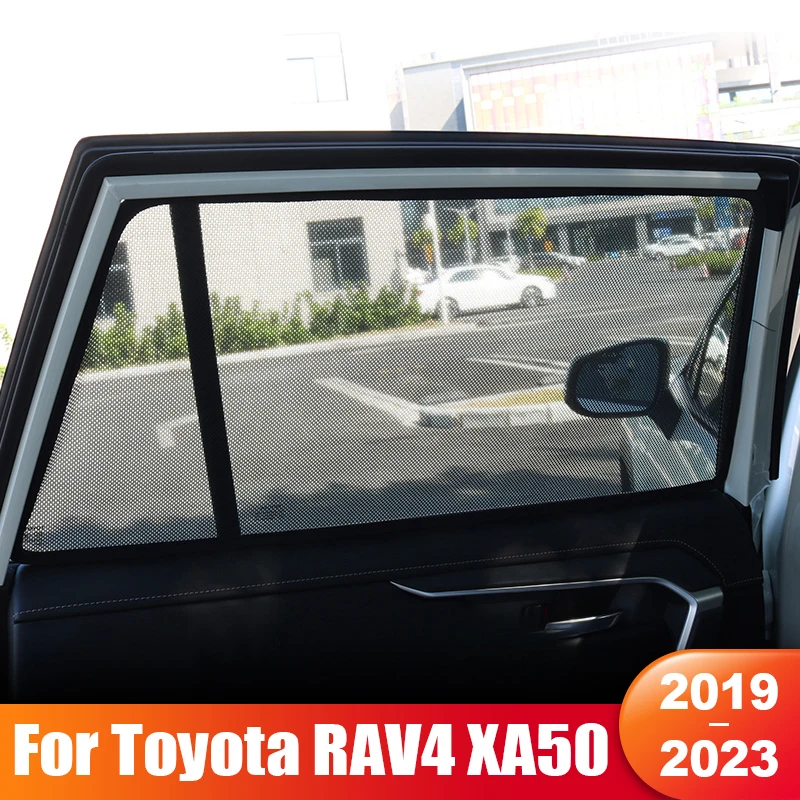 For Toyota RAV4 2019 2020 2021 2022 2023 RAV 4 XA50 Hybrid Car Side Window Sunshade Net Privacy Sun Shade UV Cover Accessories