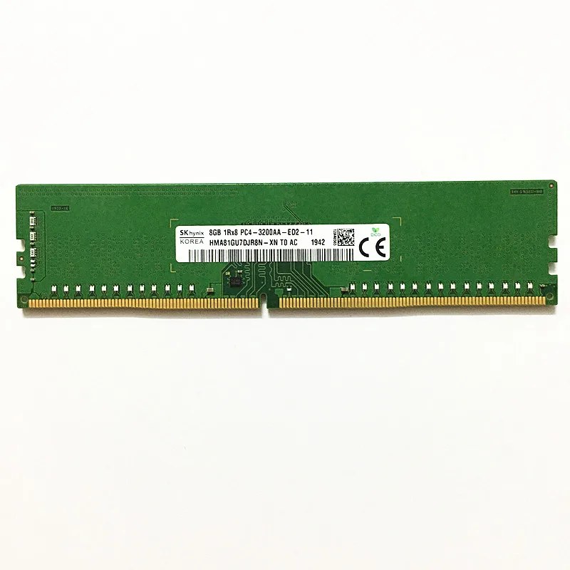 SKhynix DDR4 ECC Rams 8GB 3200MHz Server Memory DDR4 8GB 1Rx8 PC4-3200AA-ED2-11 DDR4 Server desktop computer Rams