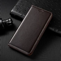 litchi texture leather phone case for samsung galaxy a5 a6 a7 a8 plus a9 a6s a8s 2018 phone flip magnetic cover