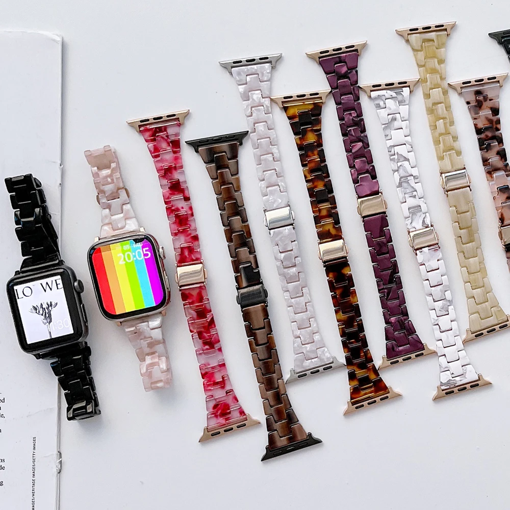 

Ремешок резиновый для Apple Watch Ultra 49 мм, тонкий прозрачный браслет для iwatch 7 6 se series 5 4 3, 41 мм 45 мм 38 мм 42 мм