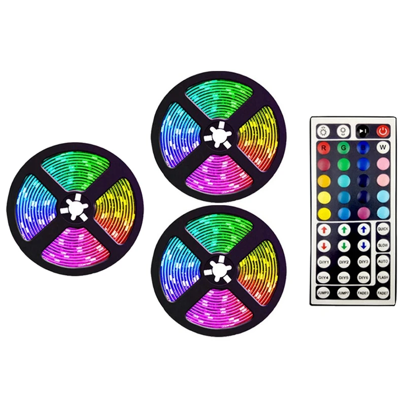 

RGB LED Strip Lights Color Changing Music Sync Color US Plug & 10M Led Strip Lights US Plug