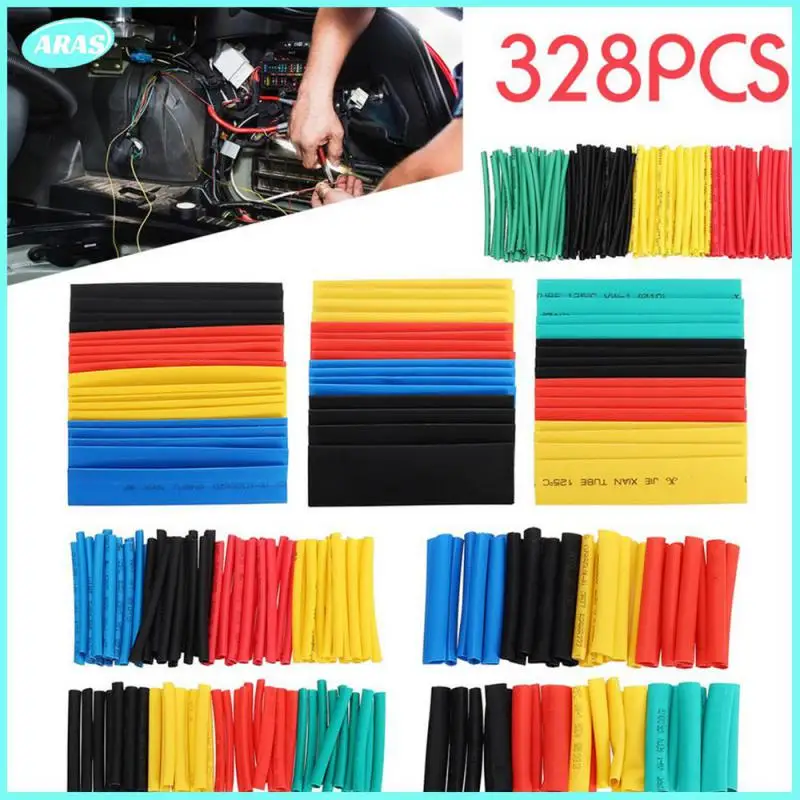 

Insulated Heat Shrink Tube Polyolefin Diy Wire Cable Sleeving Tubing Electronic /set Protective Cover Home Accessories Tools