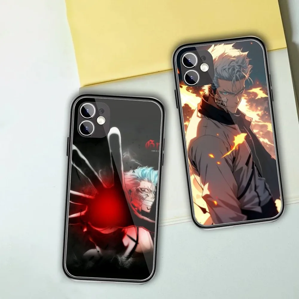 Чехол для мобильного телефона отбеливатель Grimmjow iPhone 15 14 13 12 11 XS X 8 7 6 Plus Mini Pro Max SE 2022