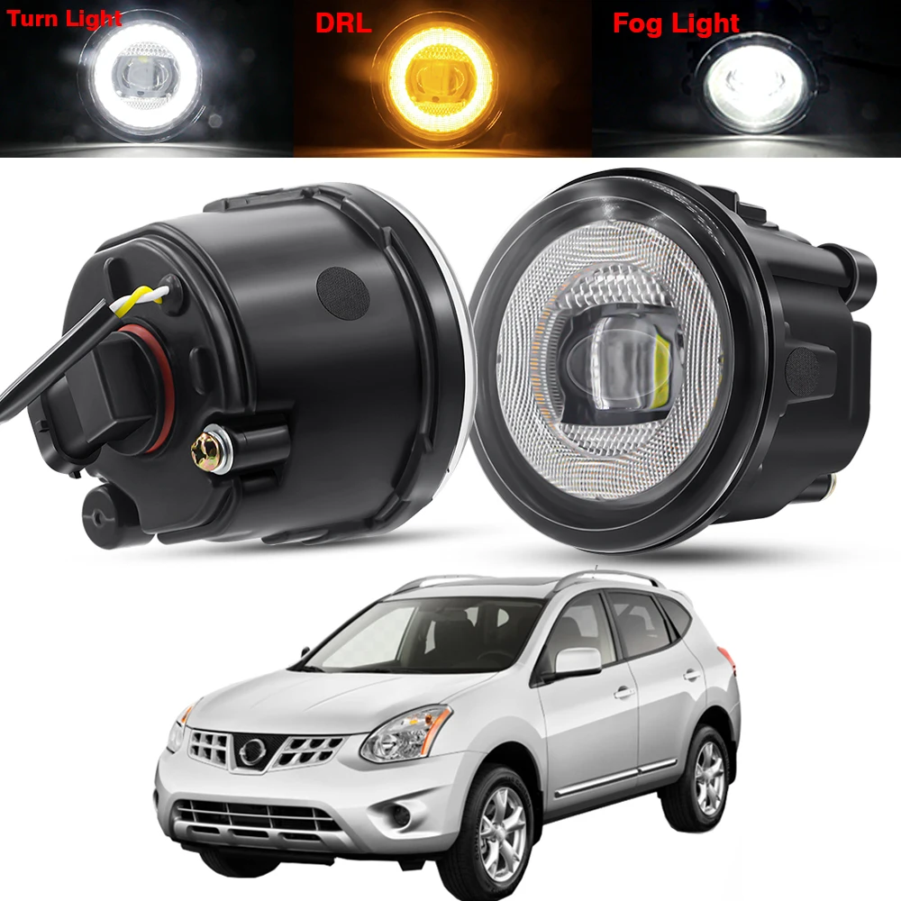 2 х автомобильные светодиодные противотуманные фары в сборе для Nissan Rogue 2011 2012 2013 30