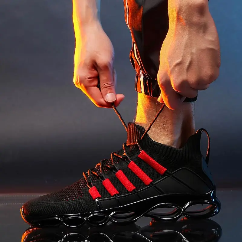 Running male sneakers spring Men sports shoes Air cushion air sneakers size 47 Sport shoes male tennis