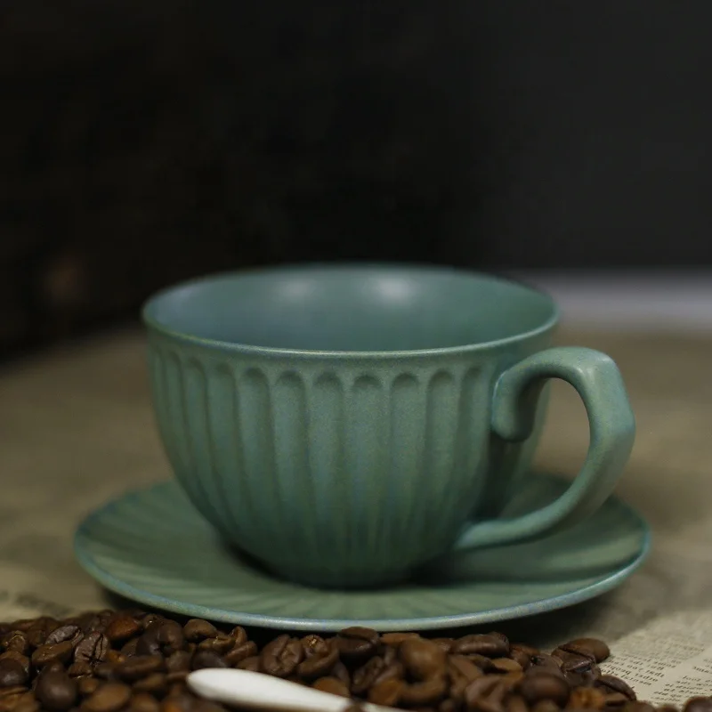 Кофейная чашка на заказ креативная Арабская керамика зеленые керамические