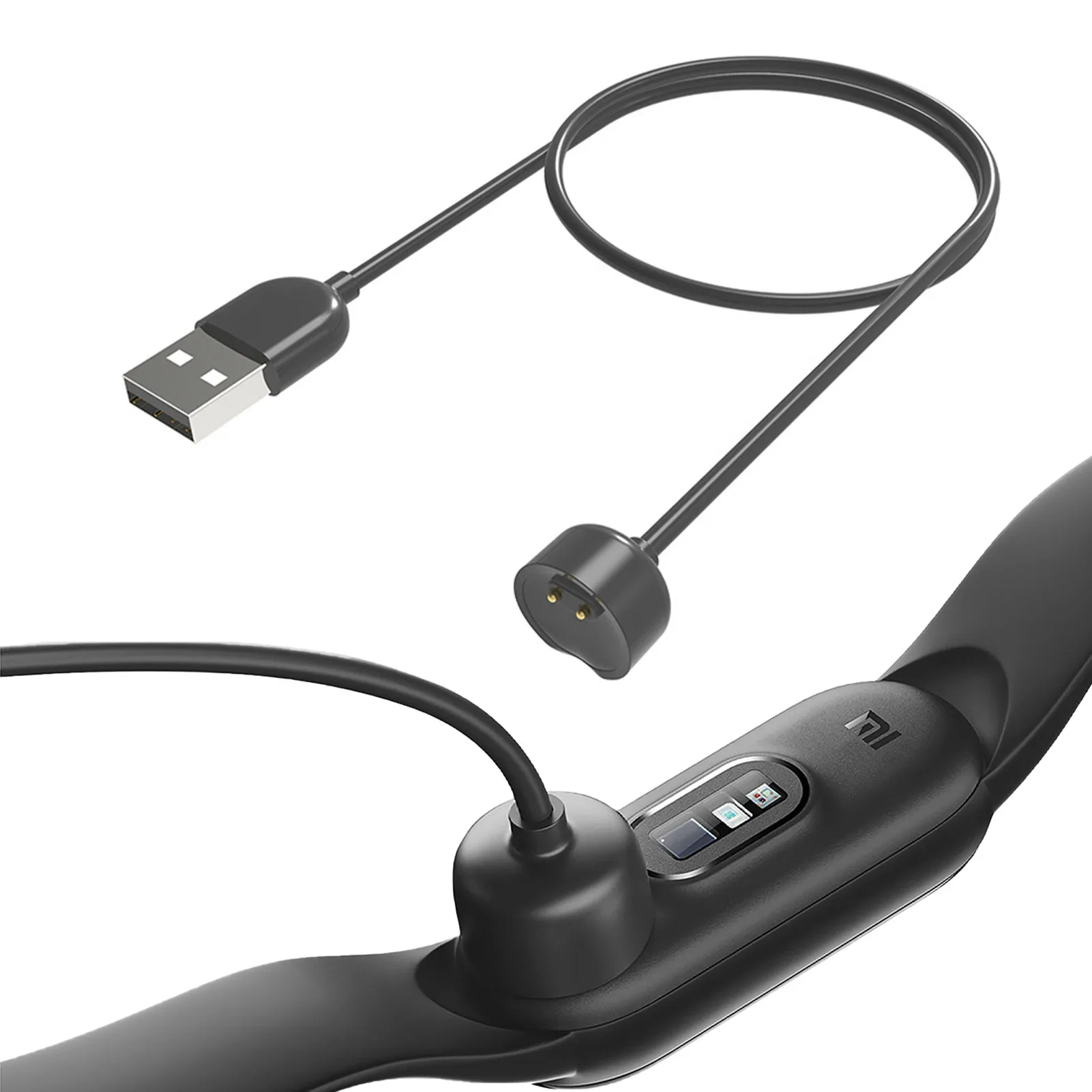 

Зарядный кабель для Xiaomi MiBand 7, USB-шнур для зарядки умных часов MiBand 7, сменный провод, совместим с MiBand 7