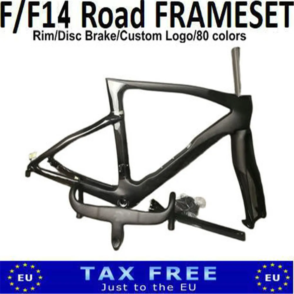 T1100 1K BOB F F14 Carbon Road Frame B615 Black Bicycle Frameset Rim brake/Disc Brake