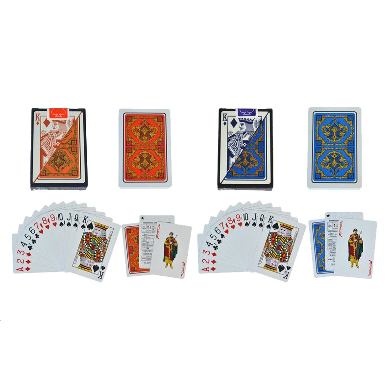 Пластиковые карты Водонепроницаемые игральные Техасский холдем Черный Джек