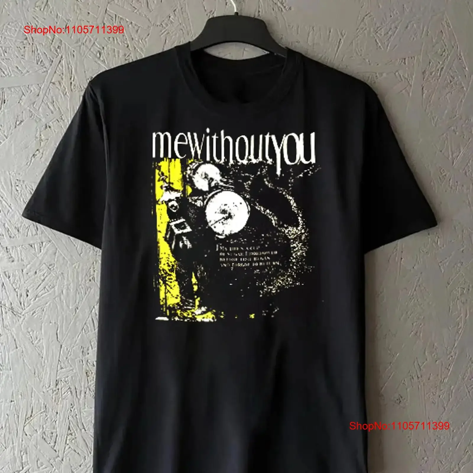 Фото Футболка Mewithoutyou Catch For Us The Foxes, все размеры от S до 5XL, PA039, с длинными или короткими рукавами, винтажная, с эффектом потертости, универсальная. №1