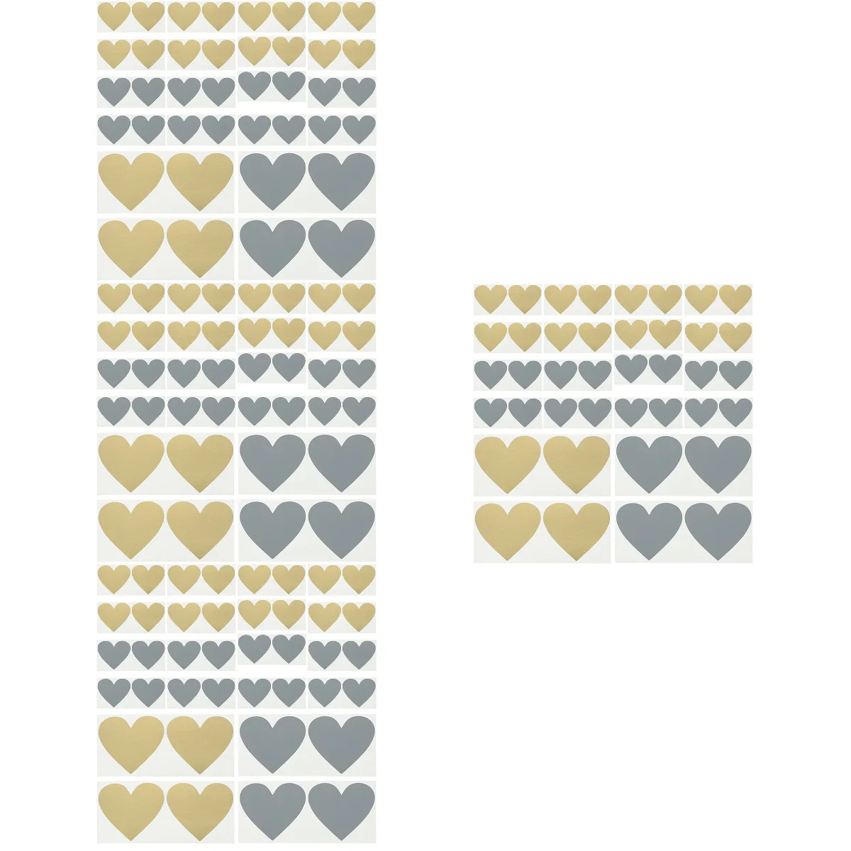 

160 pcs Scratch Off Stickers Valentine Heart Labels Peel and Stick DIY Labels