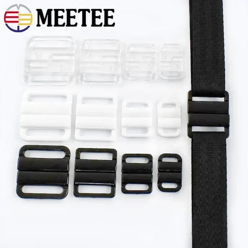 20/50 комплектов Meetee 10-25 мм пластиковые пряжки бюстгальтер нижнее белье регулятор