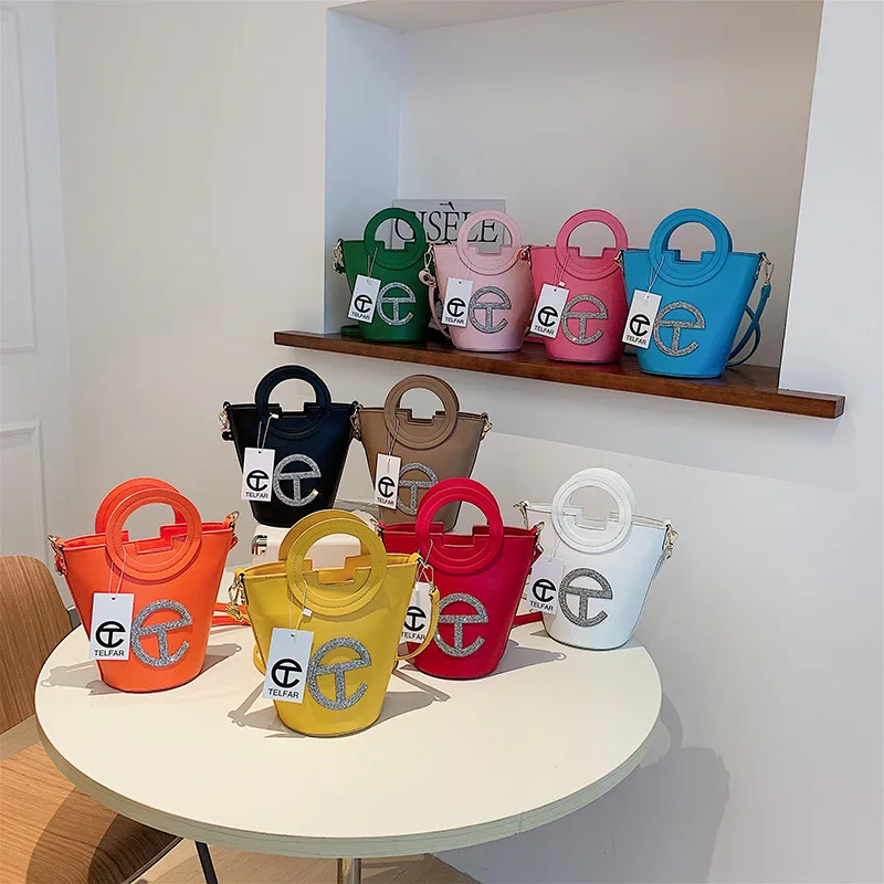 

bucket shape Design Women Shoulder Bags Funny tote Bag Luxury Leather handbags designer bag crossbody bags for women