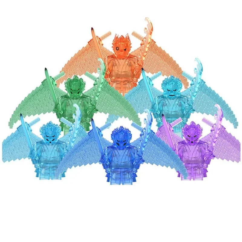 Новые мини-фигурки ниндзя Susanoo набор с мотоциклетным истребителем Kai Jay Lloyd череп