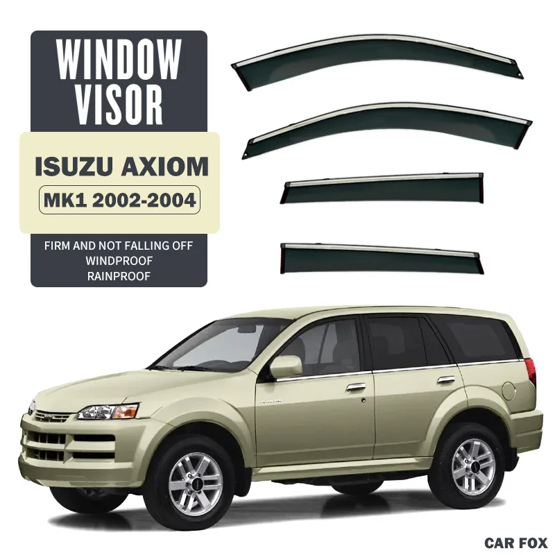 

Пластиковый оконный козырек для ISUZU Axiom MK1 2002-2004, вентиляционные оттенки, защита от солнца и дождя для ISUZU Axiom MK1 2002-2004