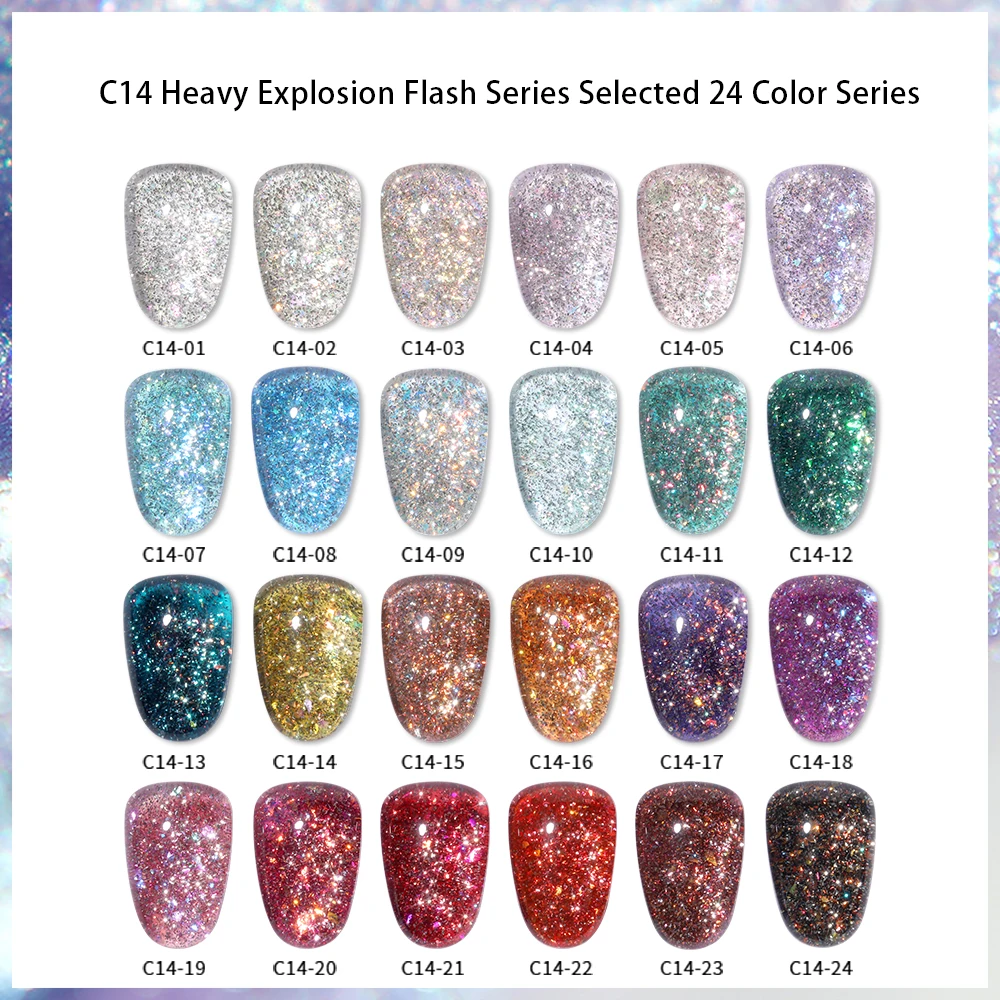 Яркий Гель-лак для ногтей 24 цвета