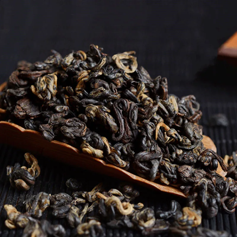 

Премиум Диан Hong Dianhong 250 г Черный чай Улитка Диан Hong китайский красный чай без чайника