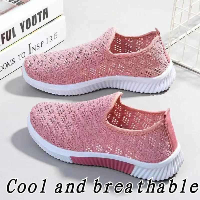 

Casual Sneaker Summer Leisure Flat Bottom Nice and Cool Let In Air Slip-on Shoes Sneakers Women Womens Shoes Womenshoes