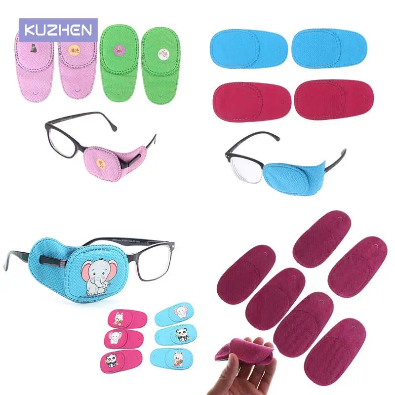 

6pc/set Children Health Care Kids Child Occlusion Medical Lazy Eye Patch Eyeshade For Kids Strabismus Treatment Vision Care Kit
