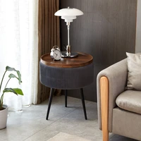 art round coffee tables light luxury modern minimalist sofa side table nordic coffee table for living room mueble home furniture