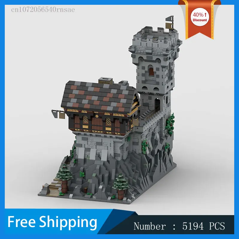 Строительный блок MOC средневековый замок модульная модель серия сделай сам