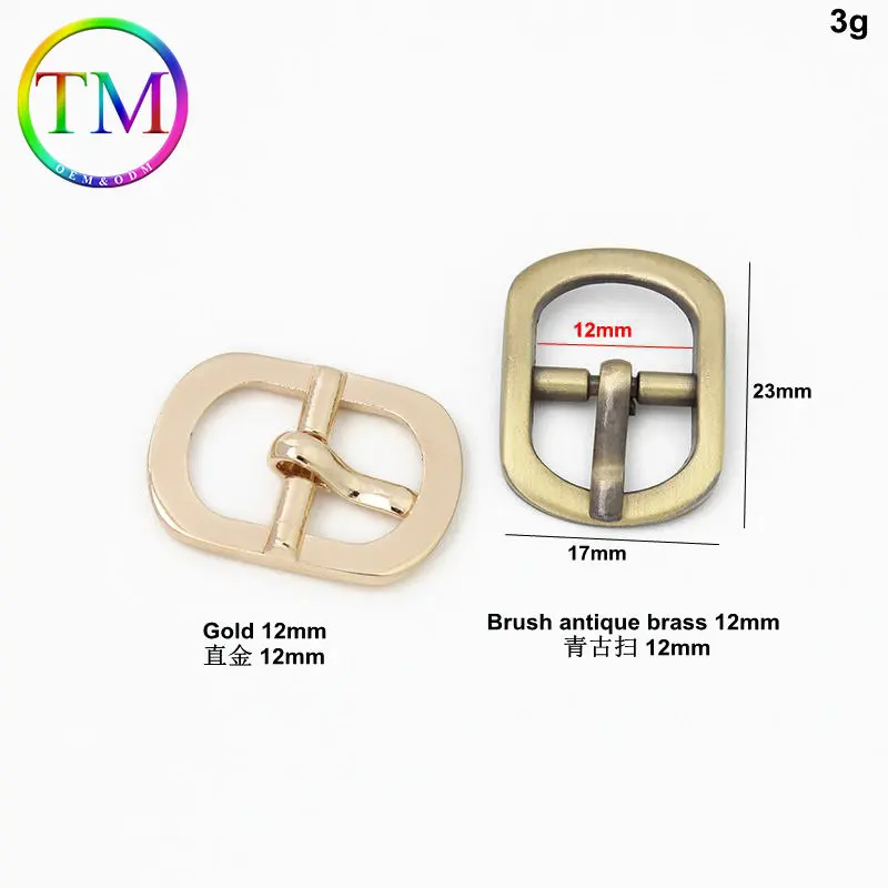 10-50Pcs 6Colors Adjustment Strap Belt Metal Pin Buckle Bag Straps Webbing Strap Clasp Diy Sew Hardware Accessories