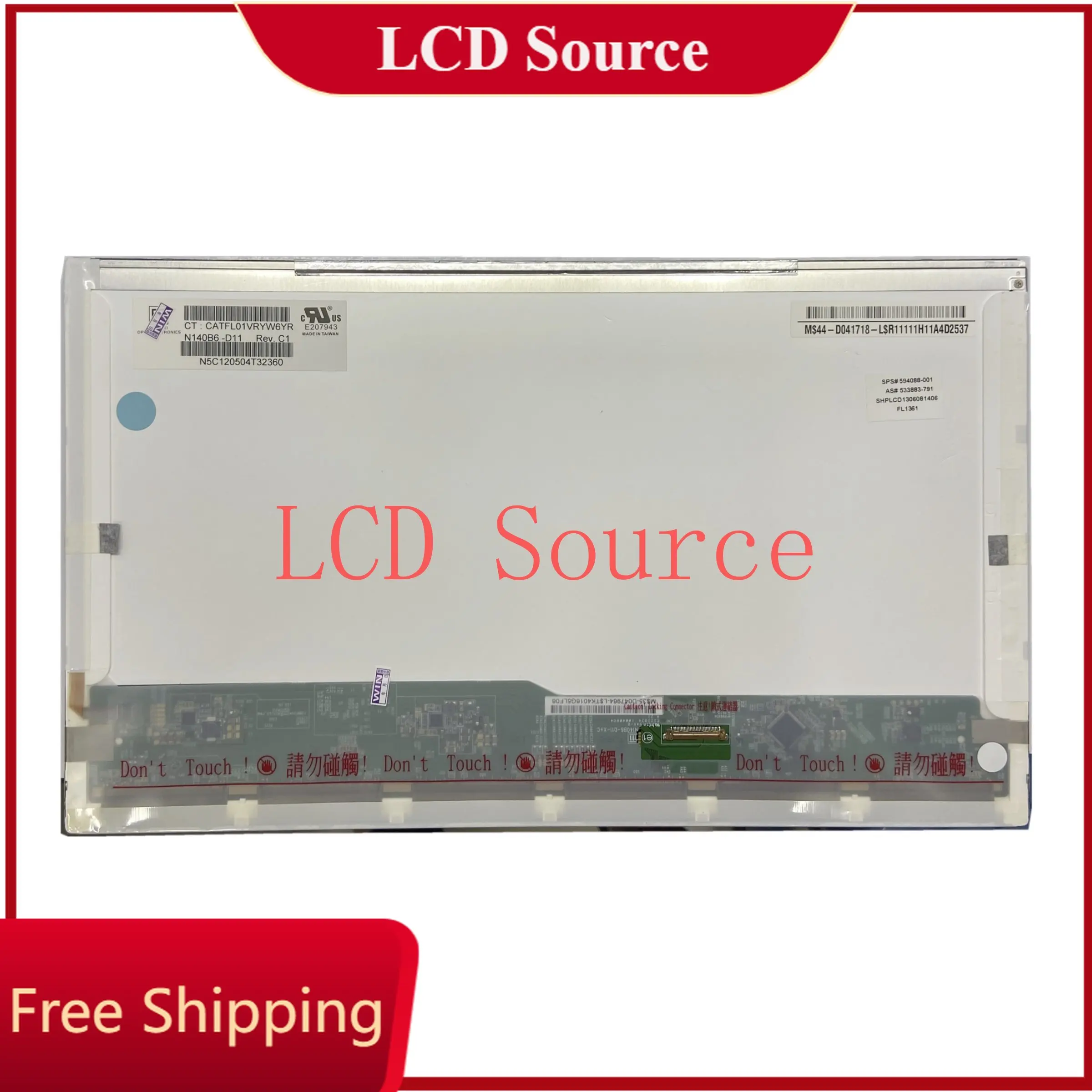 Светодиодная подсветка для ноутбука HP 8440P 8440W, 14,0 дюйма, LP140WH1 TPD1 LTN140AT05 B140XW01