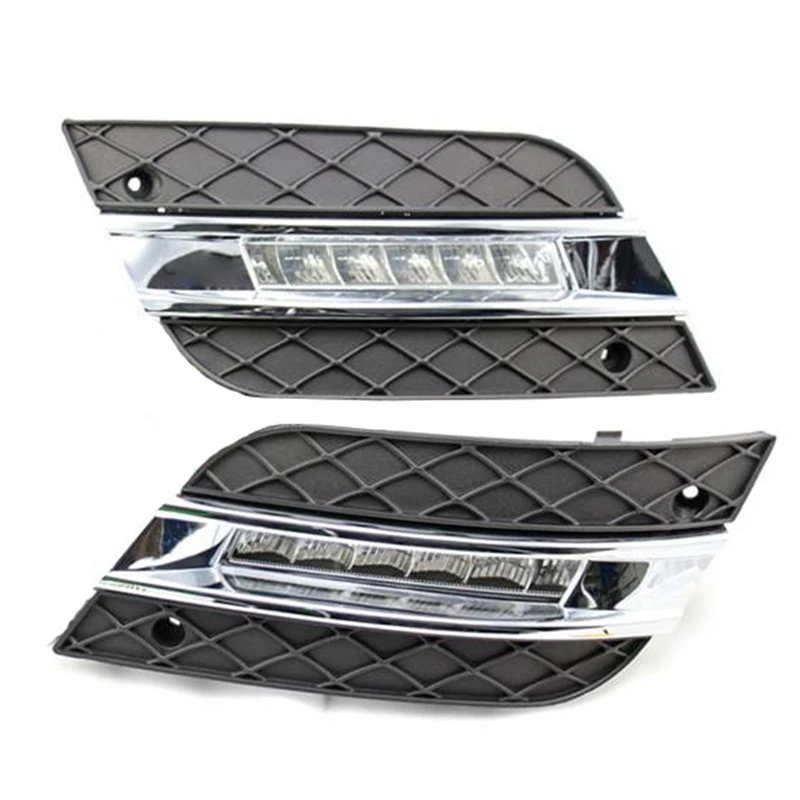 Светодиодные дневные ходовые огни DRL Противотуманные фары для Mercedes Benz ML350 W164 ML300