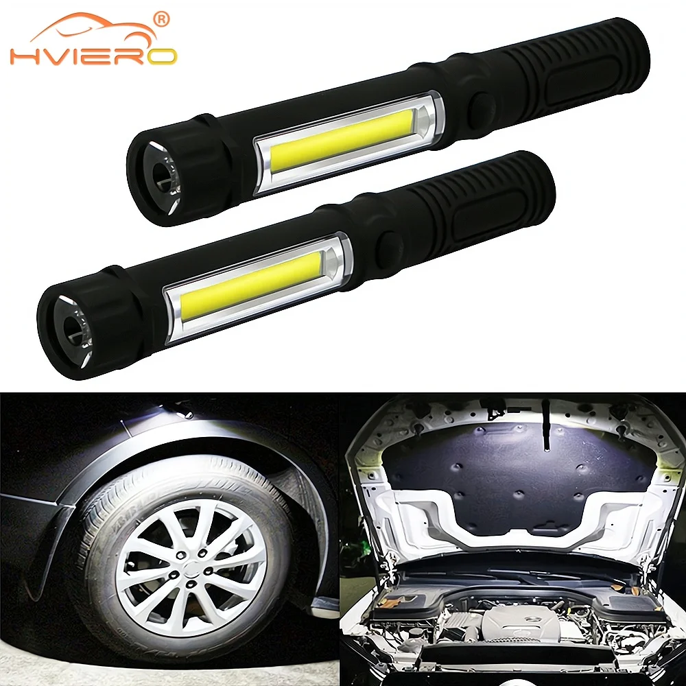 2/4 шт. многофункциональные фонарики COB LED портативная мини-ручка рабочее