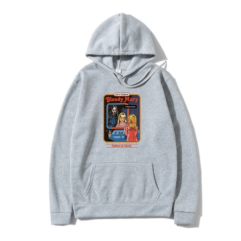 

Мужская хлопковая теплая толстовка с капюшоном, Кровавая Мэри