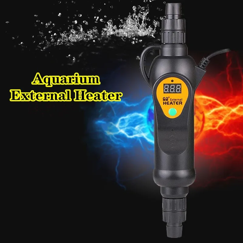 

Hot Sale Small Fish Tank External Heater Submersible Aquarium Water Heater Adjustable Temperature Control peceras y acuarios