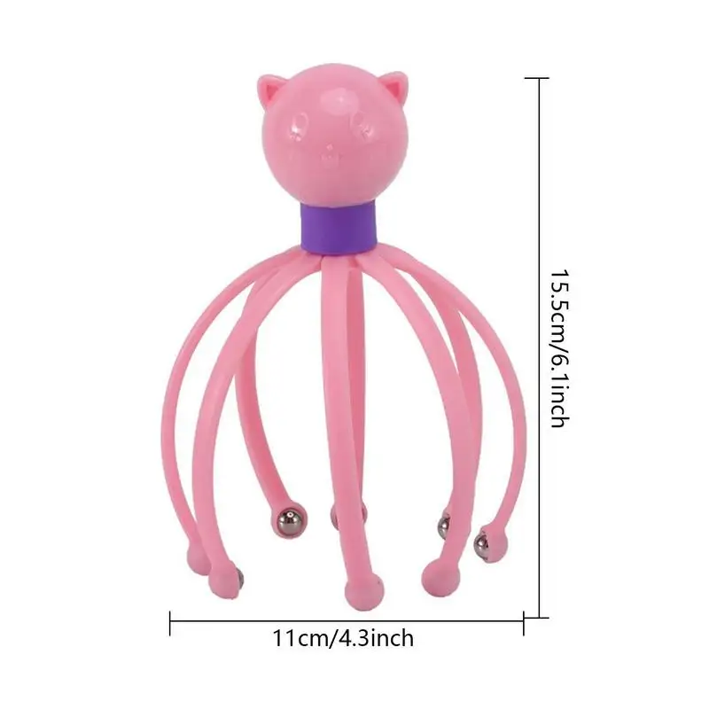 

Octopus Handheld Head Massage Handheld Head Massage Tingler Head Scratcher Scalp Massager For Head And Body Relaxing And Stress