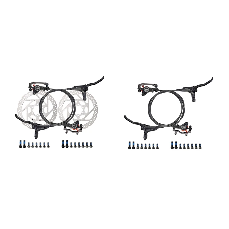 

AKANTOR MTB Hydraulic Disc Brake Calipers 160Mm Brake Disc Rotor Front Right / Left Rear 800/ 1400Mm