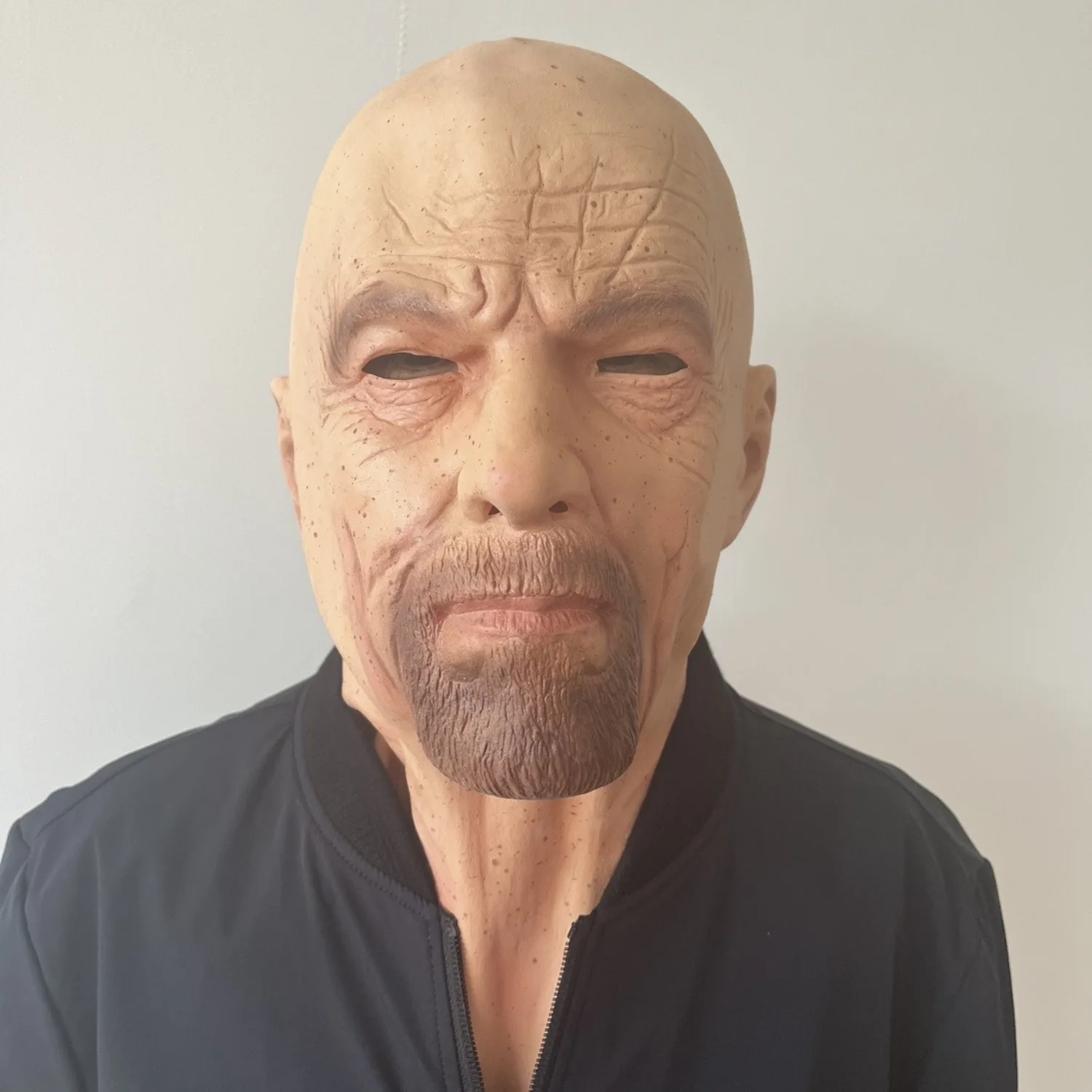 Демаско Хэллоуин Реалистичный Старик Морщины Полная Голова Маска Маскарад