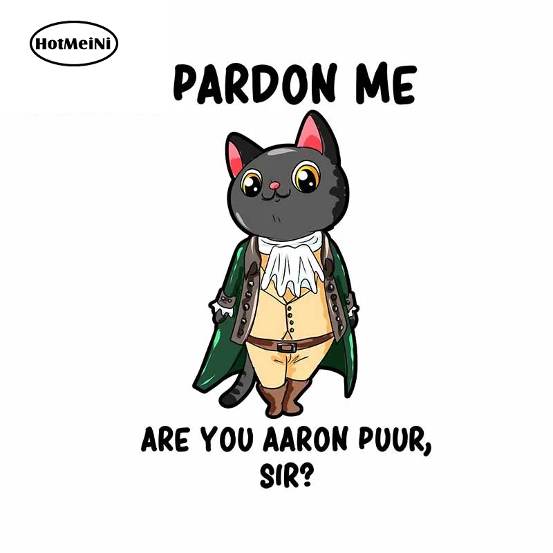 

13cm x 9cm For Cartoon Pardon Me Car Styling Stickers Refrigerator Decal Vinyl Material Waterproof 3D Decoration