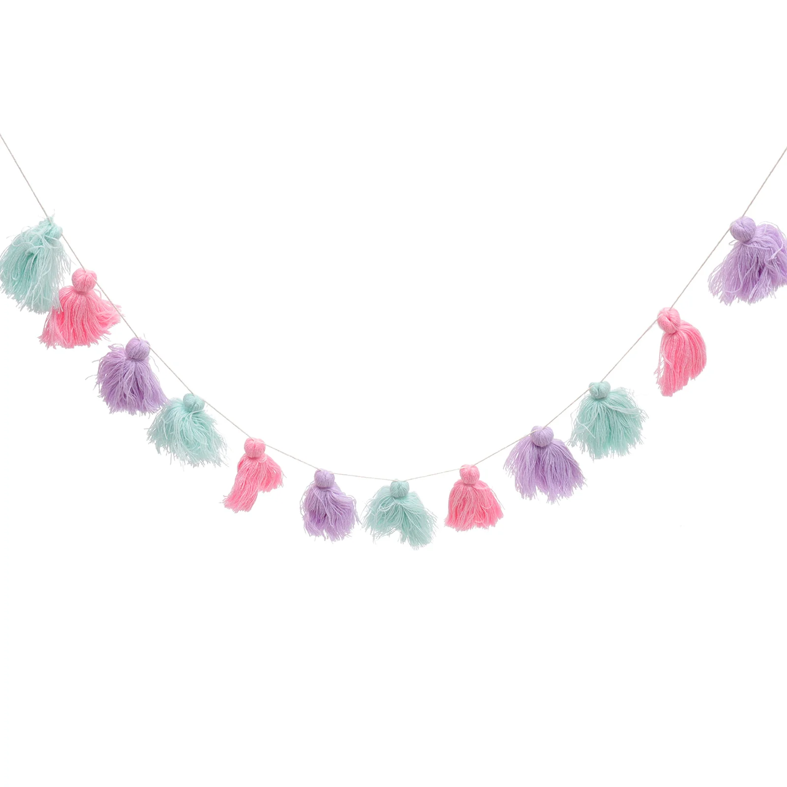 

Tassel Garland Banner Hanging Wall Decor Decorative Room Woven Shower Pendant Ornament Handcolorful Adornment Baby Decoration