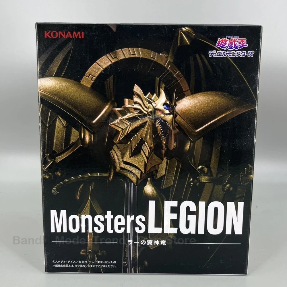 Фото В наличии KONAMI Monsters LEGION Yu-Gi-Oh! Аниме-фигурка Крылатого Дракона Ра: Оригинальная модель, игрушка, украшение, подарок для коллекционирования №2