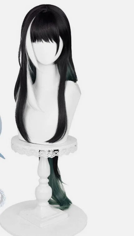 Парики для косплея Wuthering Waves Baizhi длина 100 см разноцветные синтетические волосы