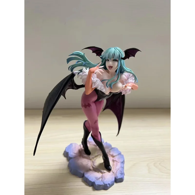 

22cm Darkstalkers Bishoujo Statue Anime Figure Morrigan Action Figure PVC MORRIGAN Model Toy Collection Darkstaker Figurine Gift