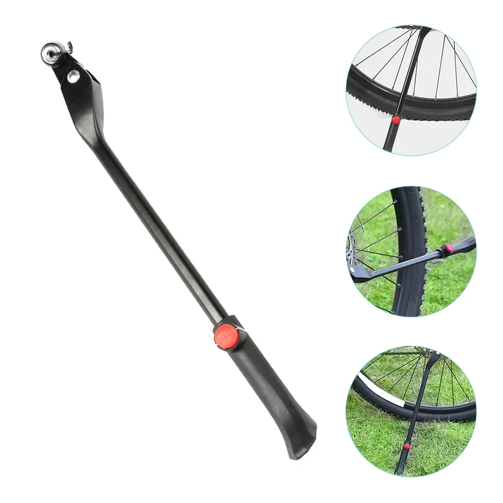 

Bike Kickstand Adjustable Center Mount Kickstands Aluminium Alloy Universal Bike Side Universal Bike Side Rear Kickstand for