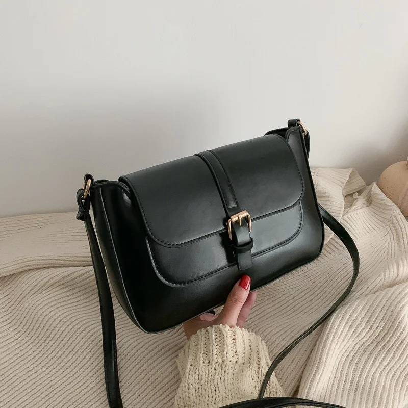 

Vintage Small Flap Messenger Bag Bags PU Leather Women Shoulder Crossbody Bag Bags 2023 NEW Women's Handbags Purses
