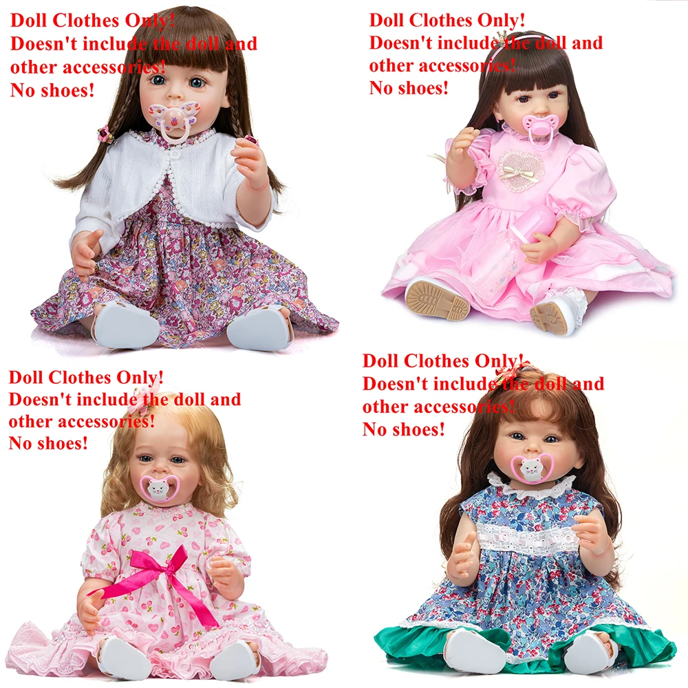 Reborn Baby Dolls Dress for 22 inch 55-57Cm Bebe Reborn Clot
