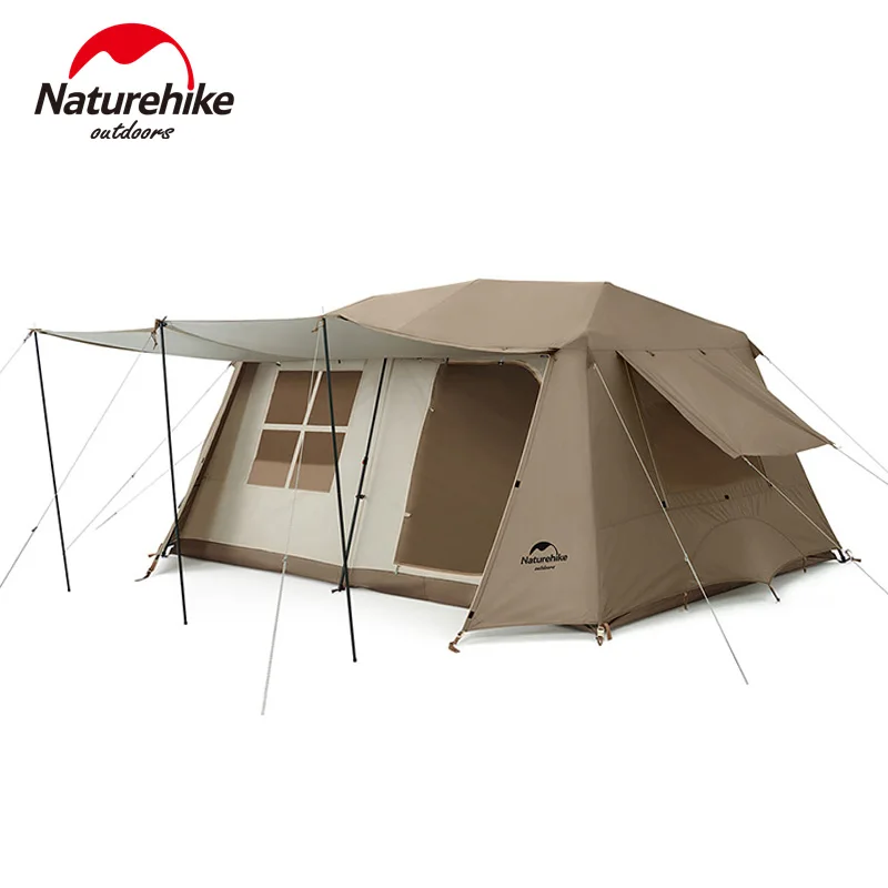 

Naturehike Automatic Tent Outdoor Village 13㎡ Roof Automatic Tent Camping 2 Room 1 Hall Waterproof Windproof Camp Automatic Tent
