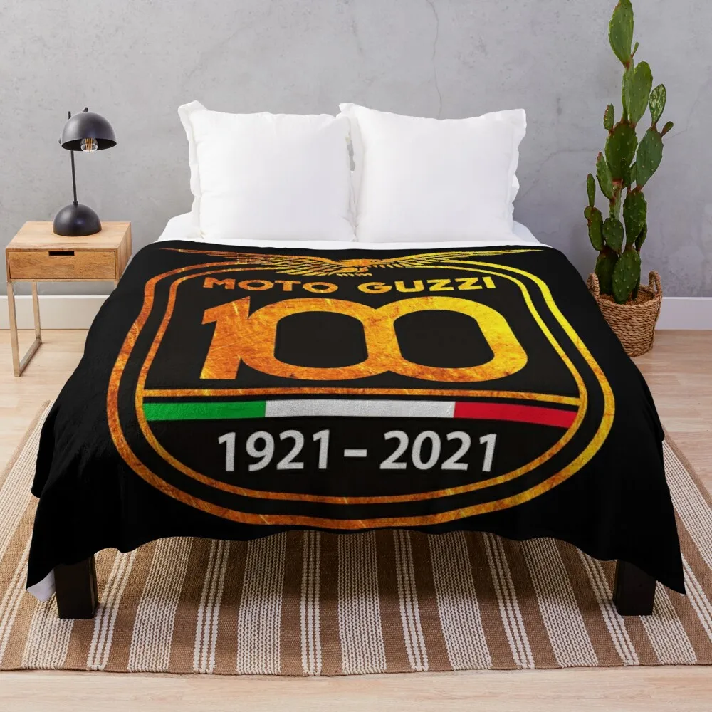 

Anniversary 100th Moto Guzzi Throw Blanket loose blanket